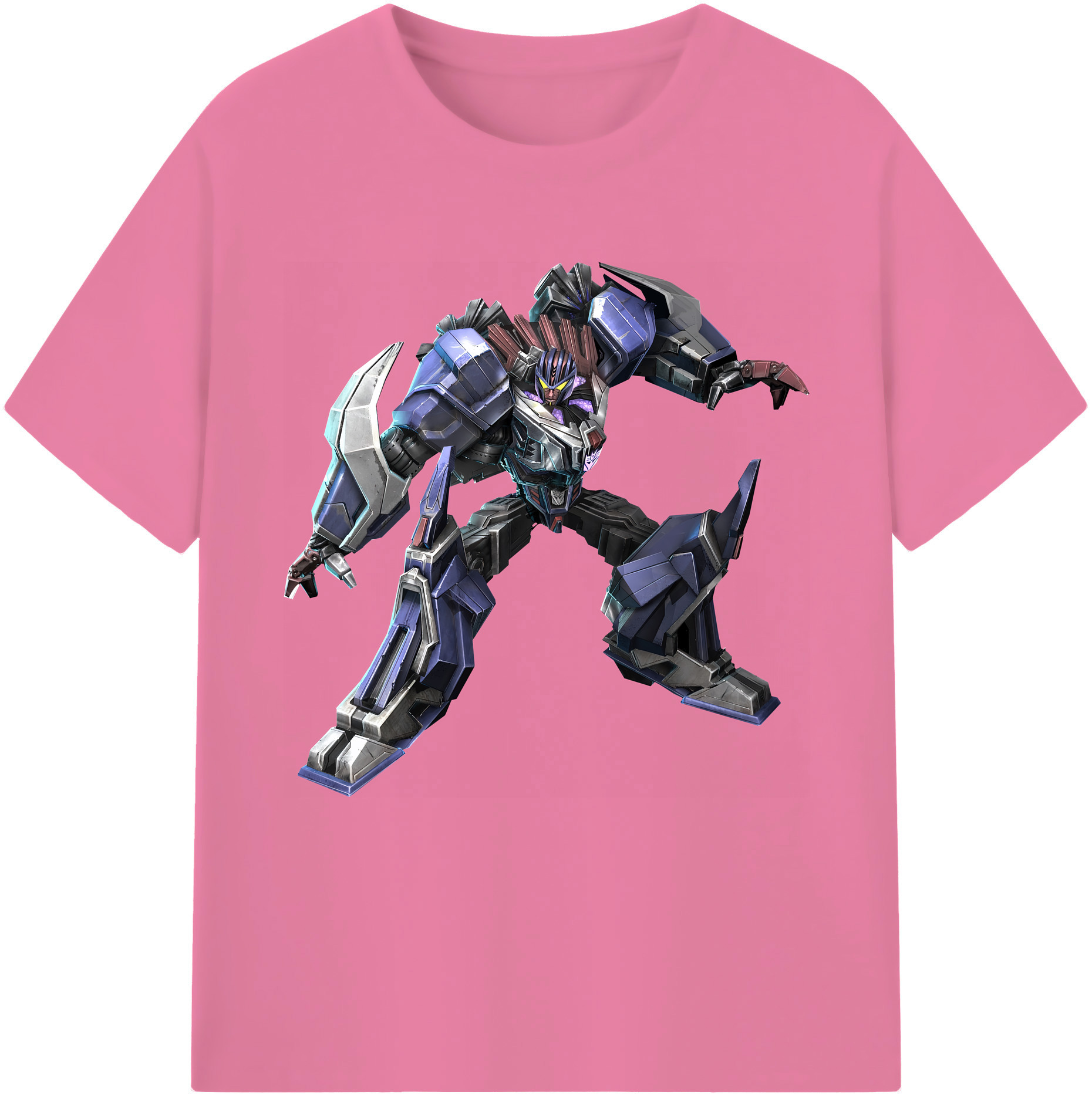 （画像用） Transformers トランスフォーマー 綿100％半袖Tシャツ（フロントプリント）